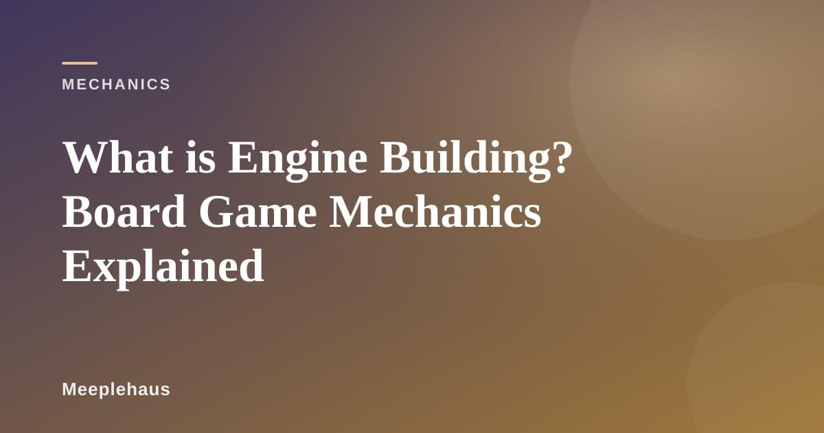 Board game cards and tokens showing an engine-building tableau